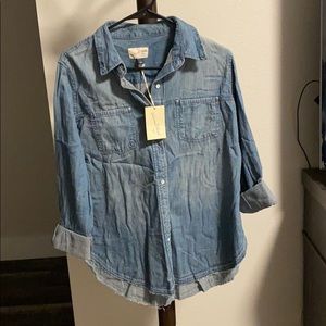 Denim long sleeve shirt